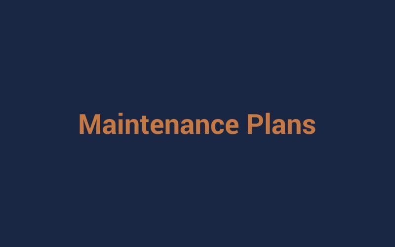Scheduled maintenance walkthrough at a commercial location