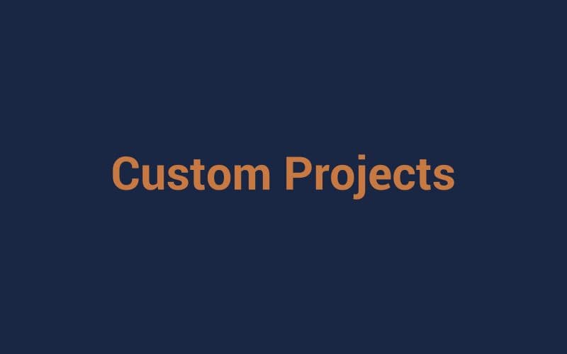 Custom build-out project at a commercial space